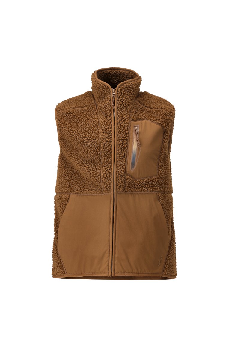 MASCOT CUSTOMIZED Faserpelz Weste mit Reißverschluss