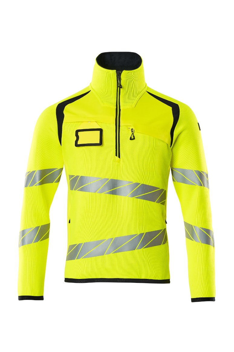 MASCOT ACCELERATE SAFE Strickpullover mit kurzem Reißverschluss