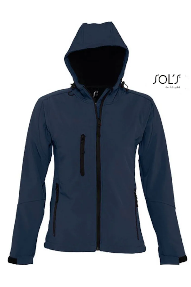 Sol´s Hooded Softshell Jacket Replay Damen