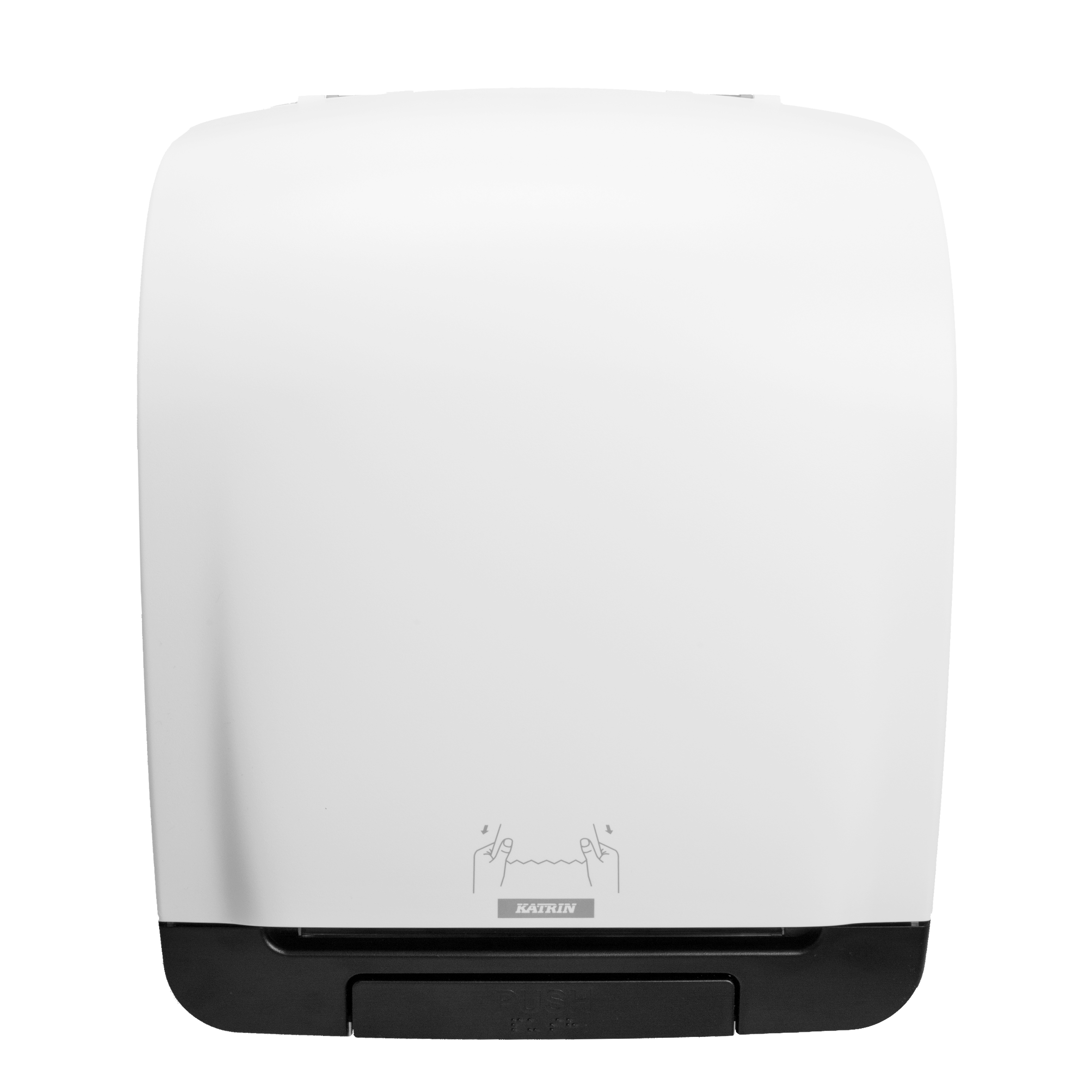 HANDTUCHROLLENSPENDER SYSTEM MANUELL weiß	403 x 335 x 216mm, Kunststoff