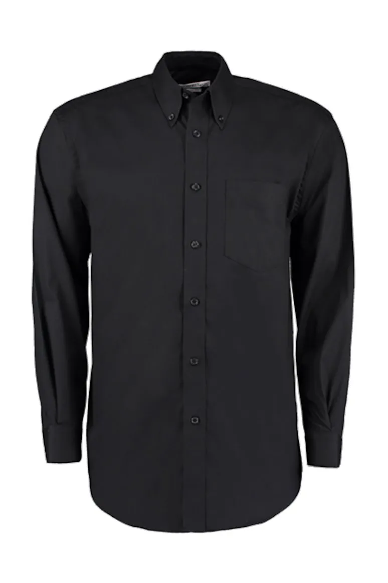 Kustom Kit Classic Fit Premium Oxford Shirt Long Sleeve Herren