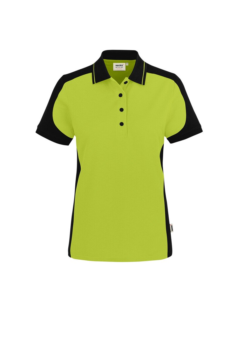 HAKRO Poloshirt Contrast Damen MIKRALINAR® ECO